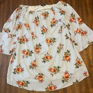 Cute Floral Plus Dress